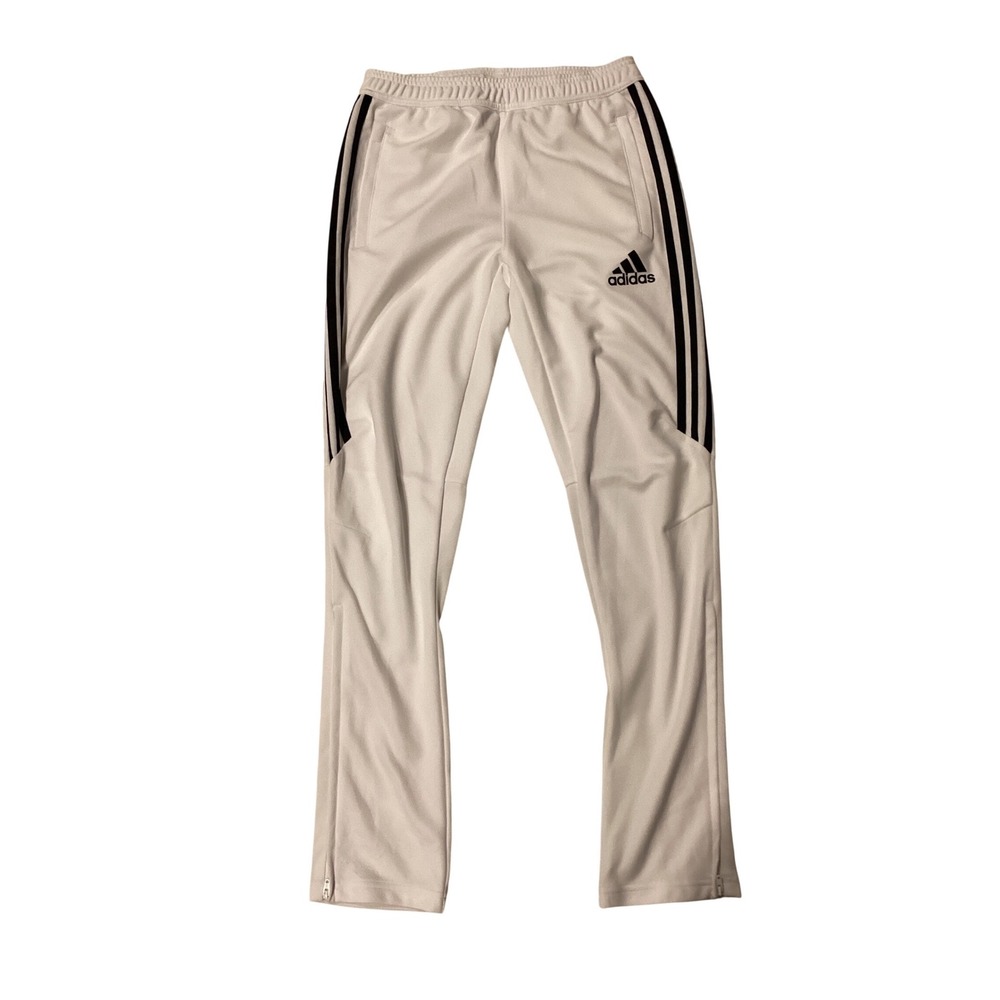 Adidas Kids Climacool Soccer Training Pants White Black Stripes Size‎ Large L 14